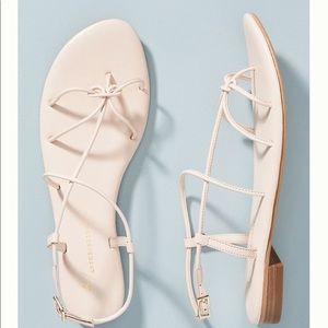 NEW Anthropologie Daydream Strappy Sandals Pink
